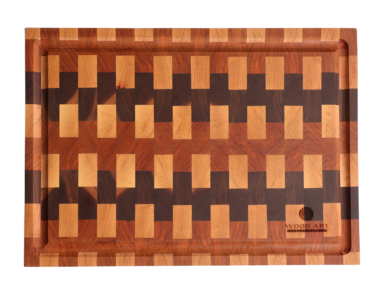 Tabla de grano final, con canal de jugos · Butcher's Block