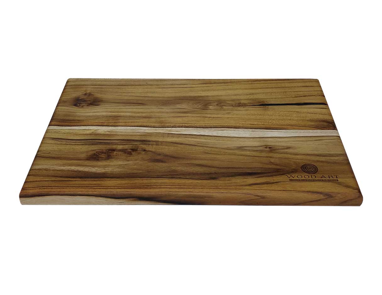 Tabla para picar de teka, mediana