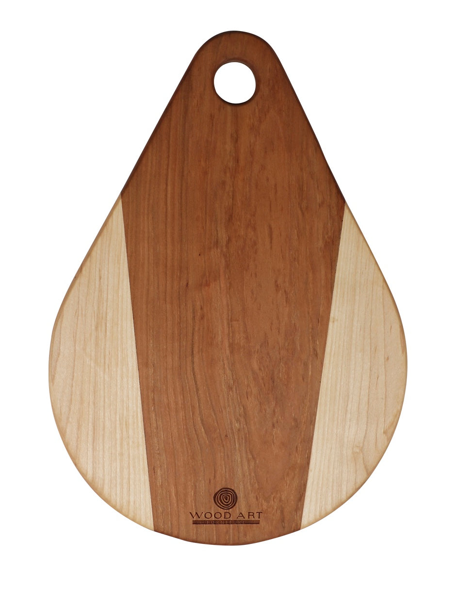 Tabla gota de agua, maple y cerezo