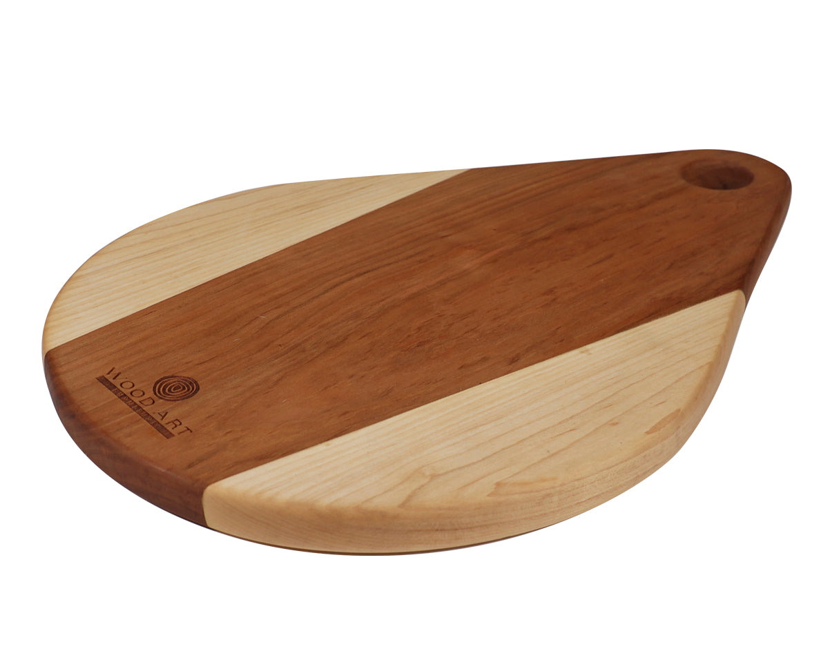 Tabla gota de agua, maple y cerezo