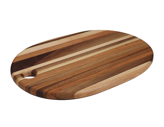 Tabla ovalada de 3 maderas