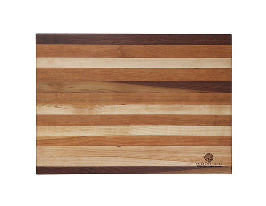 Tabla de tres maderas, con pies antiderrapantes