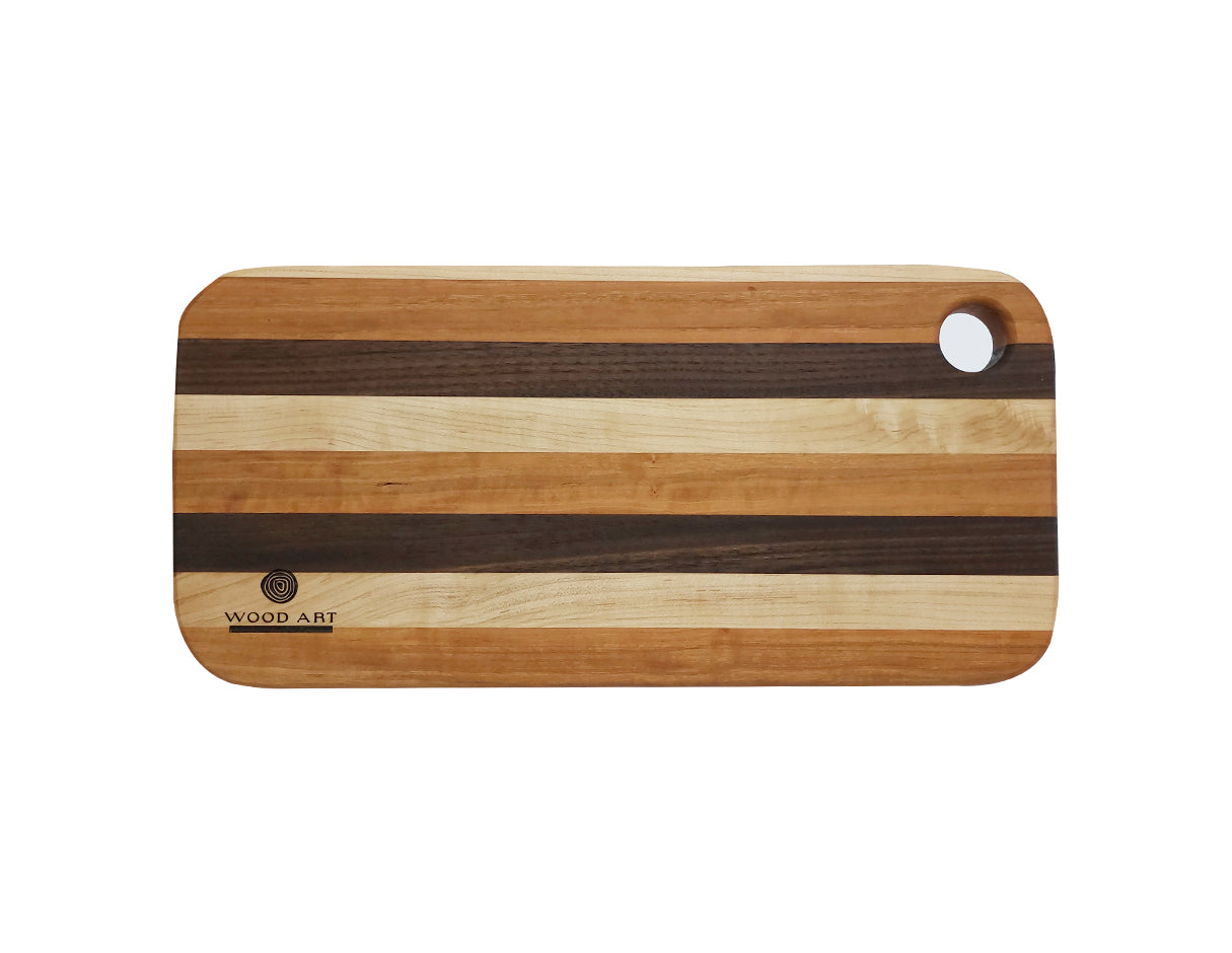 Tabla de tres maderas, larga