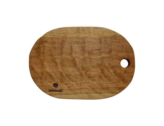 Tabla ovalada de cerezo