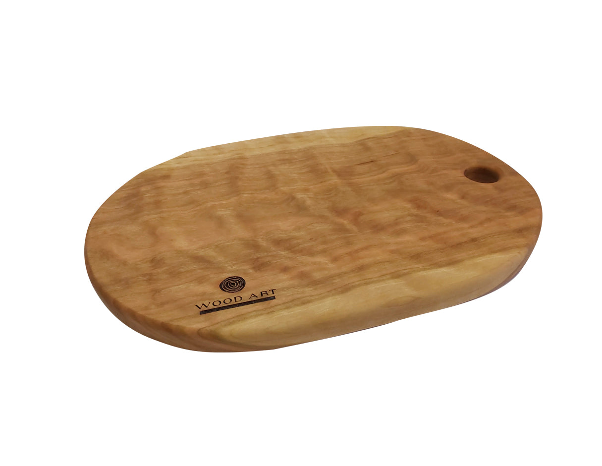 Tabla ovalada de cerezo